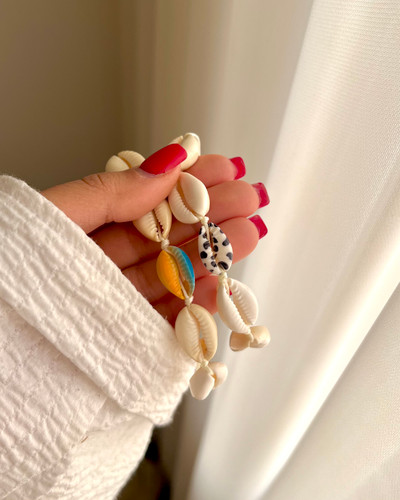 دستبند و پابند صدفی 💕